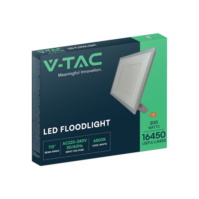 Proyector LED V-TAC - Serie E - Impermeable IP65 - Blanco - 200W - 19200 Lumens - 6500K-extra-8.webp