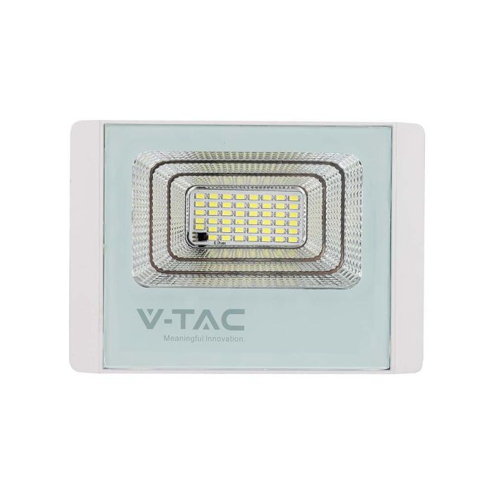 Proyector Solar V-TAC - IP65 Impermeable - Cuerpo Blanco - 2450 Lumens - 6400K-extra-10.webp