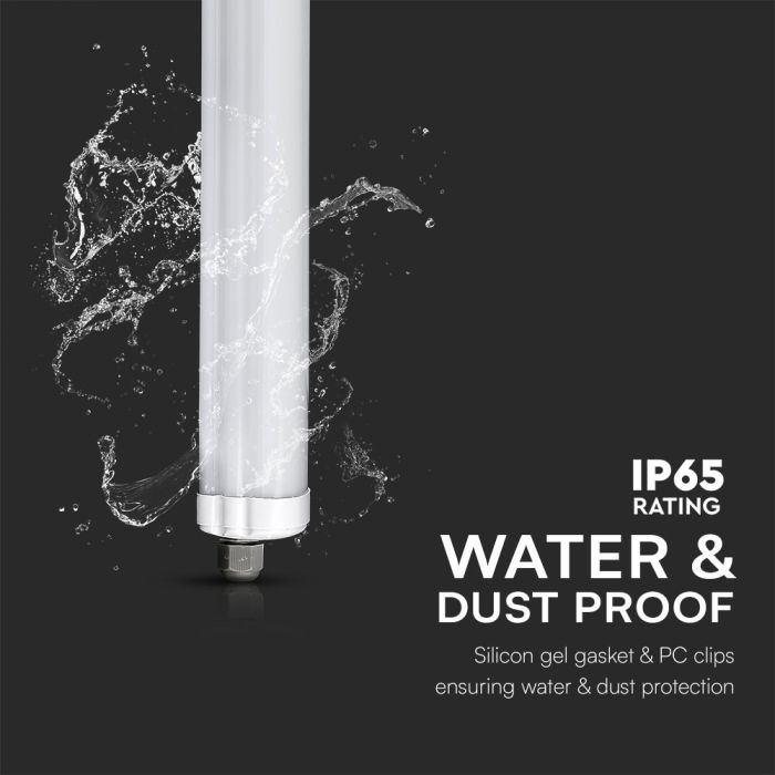 Pantalla estanca LED - Serie G - Samsung - 120lm/w - IP65 - 48W- 5760 Lumens - 6500K - 150CM-extra-6.webp