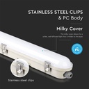 Pantalla Estanca LED V-TAC - Samsung - IP65 - Cubierta lechosa - 36W - 4320 Lumens - 4000K - 120CM-extra-8.webp