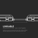 Pantalla Estanca LED estanca - Kit de emergencia - IP65 - Cubierta lechosa - 48W - 5760 Lumens - 6500K - 150CM-extra-5.webp