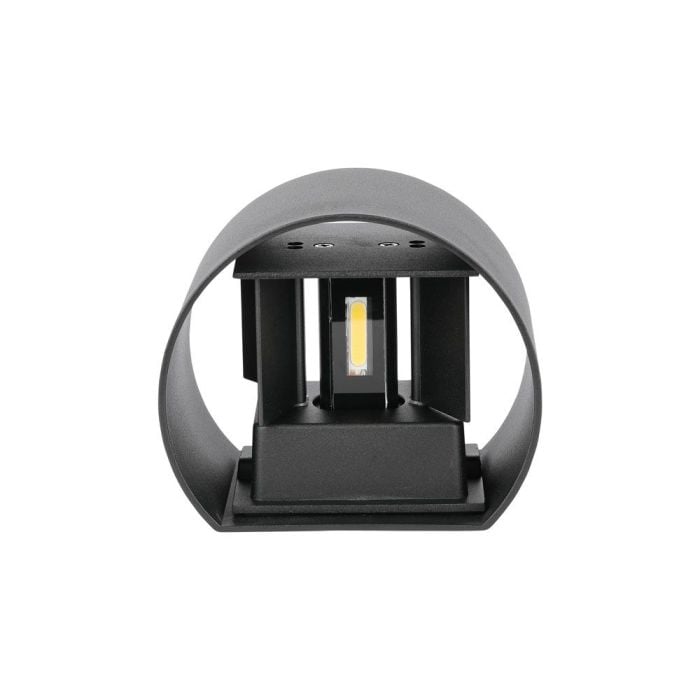 Aplique LED Redondo V-TAC - Bridgelux - IP65 Estanco - Negro - 5W - 700 Lumens - 3000K-extra-4.webp