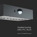 Aplique Solar Sensor V-TAC - IP65 Impermeable - Cuerpo Negro - 3W - 350 Lumens - 4000K + 3000K - Pack de 2-extra-9.webp