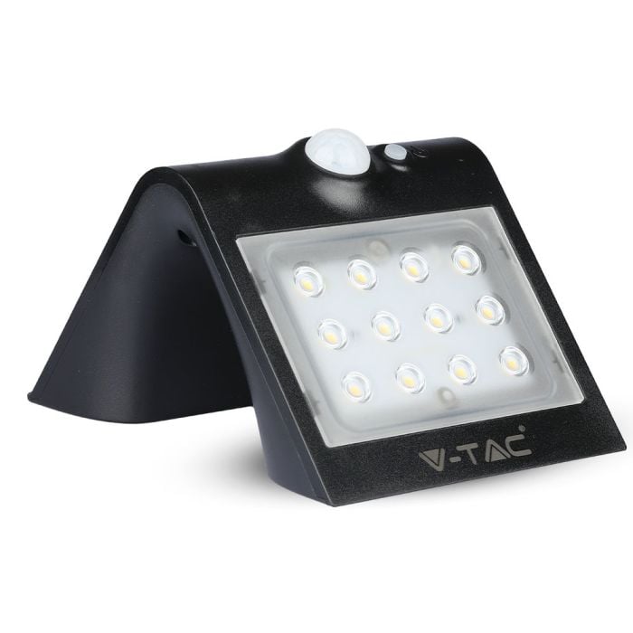 Aplique Solar V-TAC - IP65 Impermeable - Negro - 1.5W - 220 Lumens - 4000K - Pack de 2-extra-7.webp