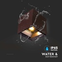 Aplique Solar Sensor V-TAC - Impermeable IP65 - Corten - 9W- 800 Lumens - 3IN1-extra-7.webp