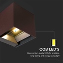 Aplique Solar Sensor V-TAC - Impermeable IP65 - Corten - 9W- 800 Lumens - 3IN1-extra-8.webp