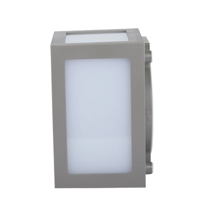 V-TAC LED Aplique Cuadrado - Luces Exteriores - IP65 Impermeable - Gris - 12W- 750 Lumens - 6400K-extra-7.webp