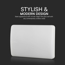 V-TAC LED Luz de Pared - Casa No. Luces - Samsung - IP65 Impermeable - Blanco - 12W - 1100 Lúmenes - 4000K-extra-3.webp