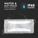 V-TAC LED Luz de Pared - Softlight Pasamuros - IP65 Impermeable - Gris - 12W - 500 Lumens - 4000K-extra-8.webp