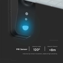 V-TAC Sensor Solar Luz de Pared - IP65 Impermeable - Negro - 15W- 2000 Lumens - 6000K + 4000K-extra-10.webp
