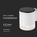 Aplique Solar V-TAC - IP44 - Cuerpo Blanco - 70 Lumens - 3000K-extra-4.webp