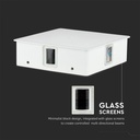 V-TAC Aplique LED Cuadrado - IP65 Estanco - Blanco - 4W - 428 Lumens - 3000K-extra-6.webp