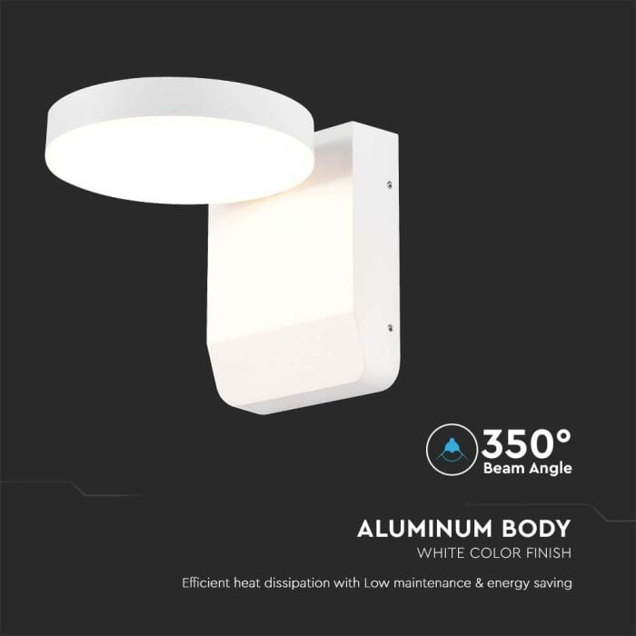 Aplique LED giratorio V-TAC - Impermeable IP65 - Blanco - 17W - 2520 Lumens - 4000K-extra-5.webp