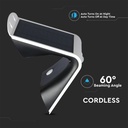 Aplique Solar V-TAC - IP65 Estanco - Blanco - 3W - 400 Lumens - 4000K + 3000K-extra-8.webp