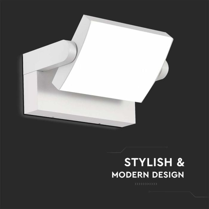 Aplique LED giratorio V-TAC - Impermeable IP65 - Blanco - 17W - 2520 Lúmenes - 3000K-extra-1.webp