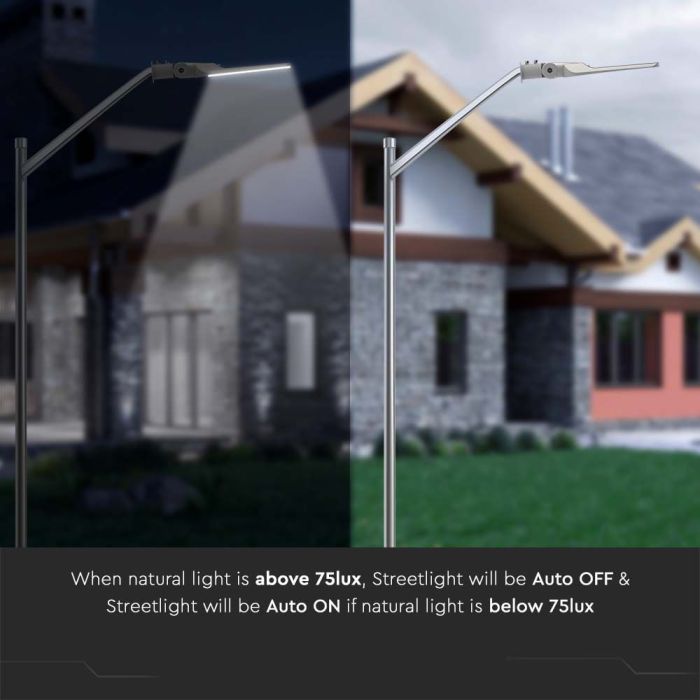 V-TAC LED Farola - Samsung - Sensor de Luz - IP65 Impermeable - Gris - 150W- 16500 Lumens - 6500K-extra-10.webp