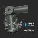 Farola LED - Adaptador - Impermeable IP65 - Gris Oscuro-extra-4.webp