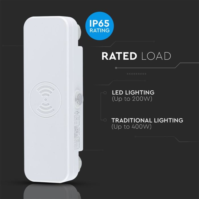 Sensor de movimiento por microondas V-TAC - IP65 resistente al agua-extra-4.webp