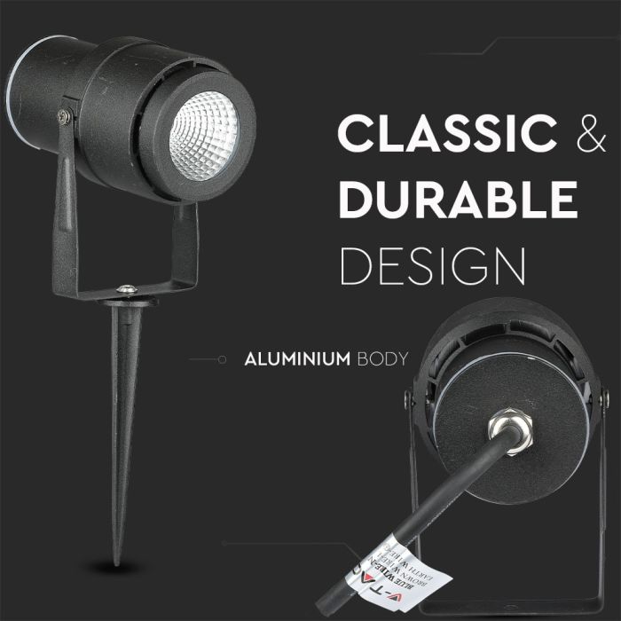V-TAC Exterior - Luces de pincho para jardín - IP65 Impermeable - Negro - 12W - 720 Lúmenes - Verde-extra-8.webp