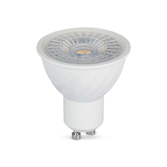 V-TAC LED Dimmable Spot Light - GU10 - Lente 110° - IP20 - Blanco - 6W - 445 Lumens - 3000K - Pack de 10-extra-1.webp