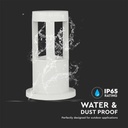 V-TAC Luz de Bolardo Exterior - IP65 Impermeable - Blanco - 10W - 1000 Lumens - 4000K - 25CM-extra-4.webp