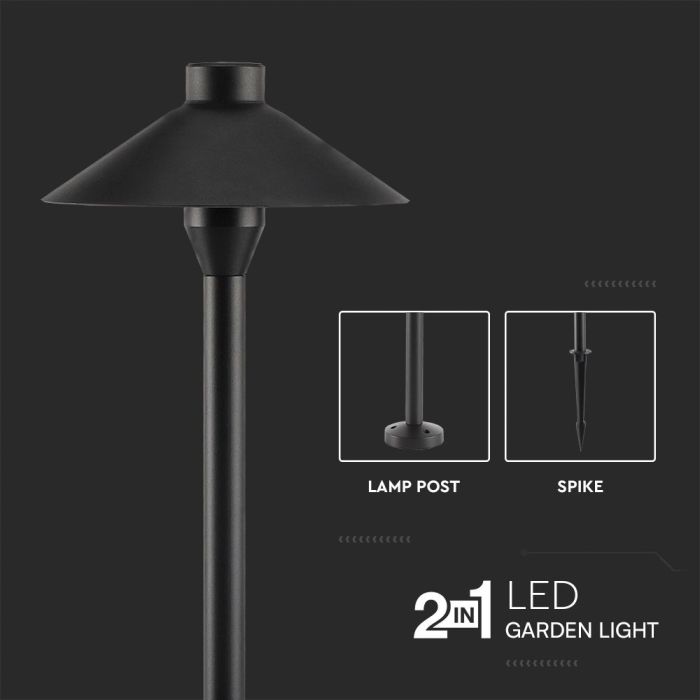 V-TAC Exterior - Luces de pinchos para jardín - Samsung - IP65 Impermeable - Negro - 7W - 600 Lúmenes - 3000K-extra-5.webp