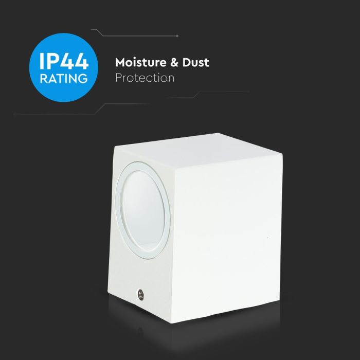 V-TAC Aplique Exterior - UP - Down - Accesorios de Pared - Soporte GU10 - IP44 - Blanco-extra-4.webp