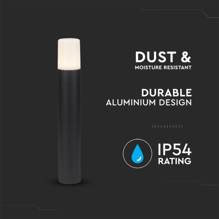 V-TAC Lámpara de Bolardo de Exterior - GU10 Accesorios - IP54 - Negro Mate-extra-4.webp