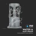 V-TAC Luz de Bolardo Exterior - IP65 Impermeable - Gris - 10W - 1000 Lumens - 6400K - 25CM-extra-4.webp