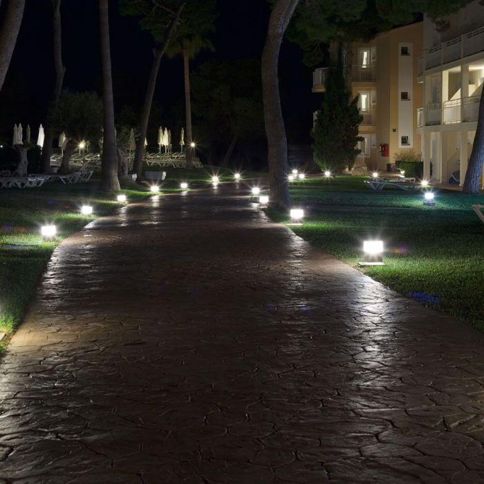 V-TAC Luz de Bolardo Exterior - IP65 Impermeable - Blanco - 10W - 1000 Lumens - 6400K - 25CM-extra-1.webp