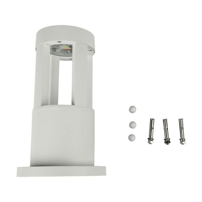 V-TAC Luz de Bolardo Exterior - IP65 Impermeable - Blanco - 10W - 1000 Lumens - 6400K - 25CM-extra-6.webp