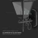 V-TAC Aplique Exterior - UP - IP44 - Negro Mate-extra-5.webp