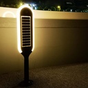 V-TAC Solar Bollard Light - IP65 Impermeable - Blanco + Negro - 5W- 400 Lumens - 3000K-extra-2.webp