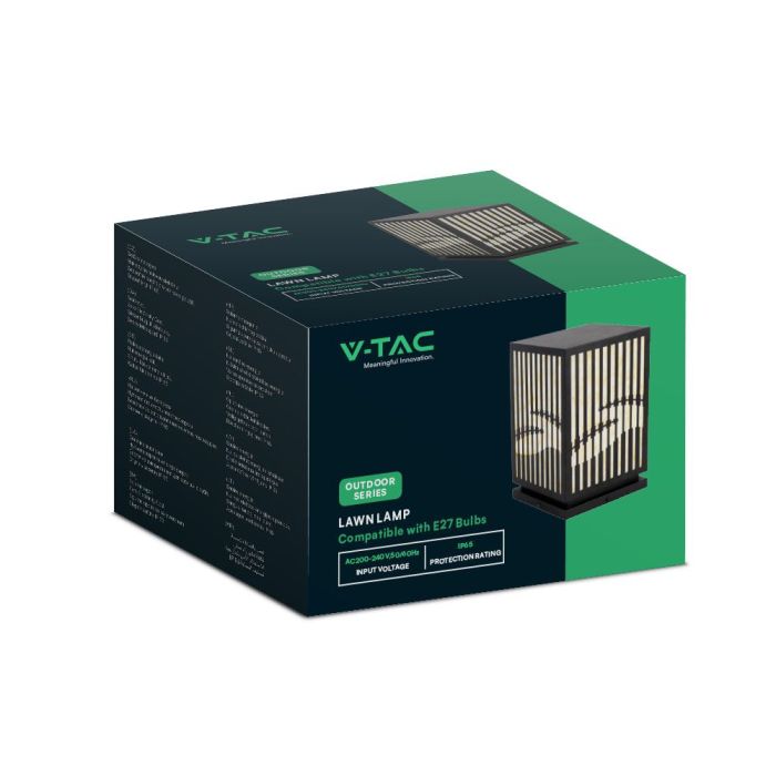 V-TAC Lámpara de pivote para exteriores - IP65 Impermeable - Negro-extra-6.webp