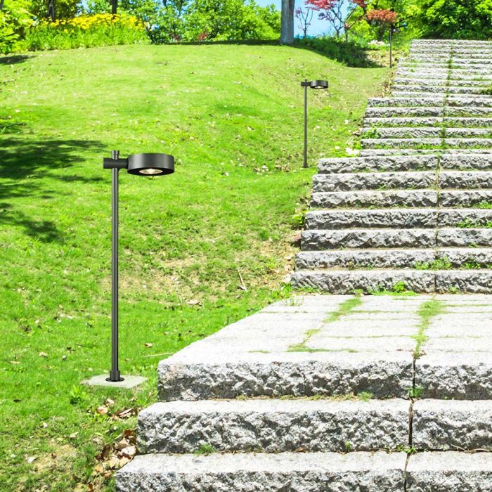 V-TAC Lámpara de Bolardo para Exteriores - IP65 Impermeable - Cuerpo Negro - 6W- 520 Lumens - 3000K-extra-2.webp