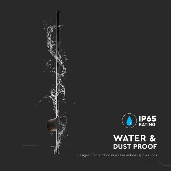 V-TAC LED Aplique Moderno - IP65 Impermeable - Cuerpo Negro - 12W - 1590 Lumens - 4000K-extra-6.webp