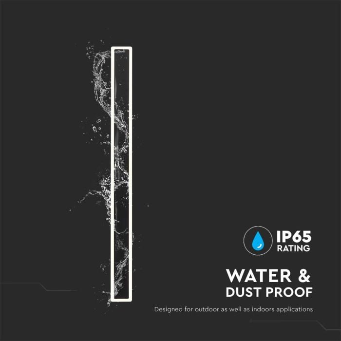 V-TAC LED Aplique Moderno - IP65 Impermeable - Cuerpo Negro - 17W- 2160 Lumens - 3000K-extra-6.webp