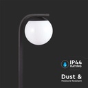 V-TAC Iluminación exterior - Lámpara de poste - Soporte E27 - IP44 - Negro mate-extra-6.webp