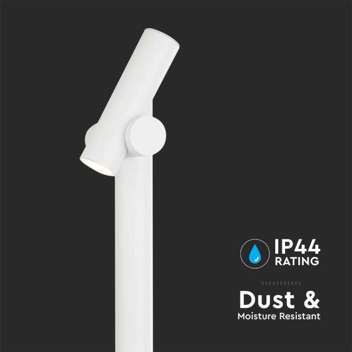V-TAC Lámpara de Bolardo para Exteriores - IP44 - Cuerpo Blanco - 4W - 390 Lumens - 4000K-extra-8.webp