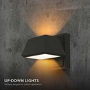 V-TAC LED Aplique Moderno - Arriba Abajo - IP65 Impermeable - Cuerpo Negro - 15W- 1950 Lumens - 4000K-extra-3.webp