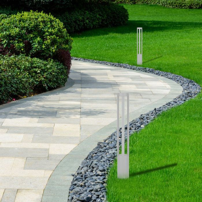 Luz LED para Bolardo - IP65 Impermeable - Blanco - 10W - 1000 Lumens - 3000K - 80CM-extra-2.webp