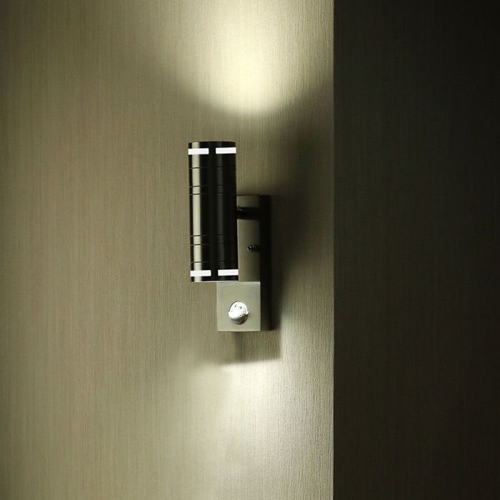 V-TAC Lámpara de Pared Exterior - UP - Down - Accesorios de Pared - Soporte GU10 - IP44 - Acero Inoxidable-extra-1.webp