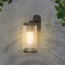 V-TAC Lámpara de Pared Exterior - UP - Down - Accesorios de Pared - Soporte E27 - IP44 - Negro Mate-extra-1.webp