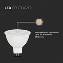 V-TAC LED Dicroica - MR16 - Lente 110° - IP20 - Blanco - 6W - 455 Lumens - 6500K-extra-3.webp