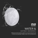 LED Plafón redondo - Sensor de mamparo + Emergencia - Samsung - 130lm/w - IP65 Waterproof - 20W - 2600 Lumens - 3IN1-extra-7.webp