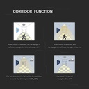 Luz LED de Cúpula Redonda - Sensor de Mamparo - Samsung - 130lm/w - IP65 Impermeable - 20W - 2600 Lumens - 3IN1-extra-10.webp