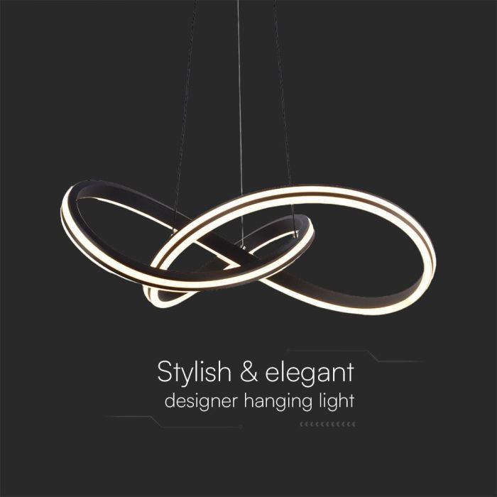 V-TAC Lámpara de techo de diseño - IP20 - Negra - 40W- 4800 Lumens - 3IN1-extra-3.webp