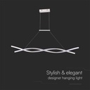 V-TAC Luz de Techo de Diseño - IP20 - Cuerpo Blanco - 30W - 3450 Lumens - 3000K-extra-5.webp