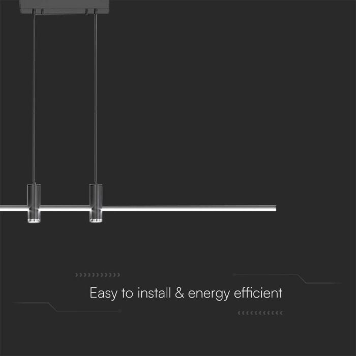 V-TAC Lámpara de techo de diseño - IP20 - Cuerpo negro - 19W- 2160 Lumens - 4000K-extra-4.webp