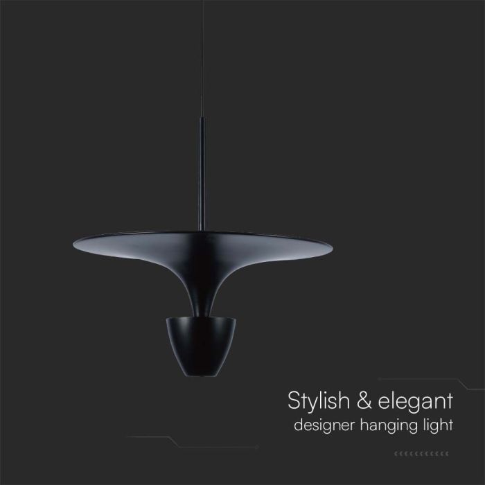 V-TAC Luz de Techo de Diseño - IP20 - Cuerpo Negro - 9W- 1000 Lumens - 3000K-extra-5.webp